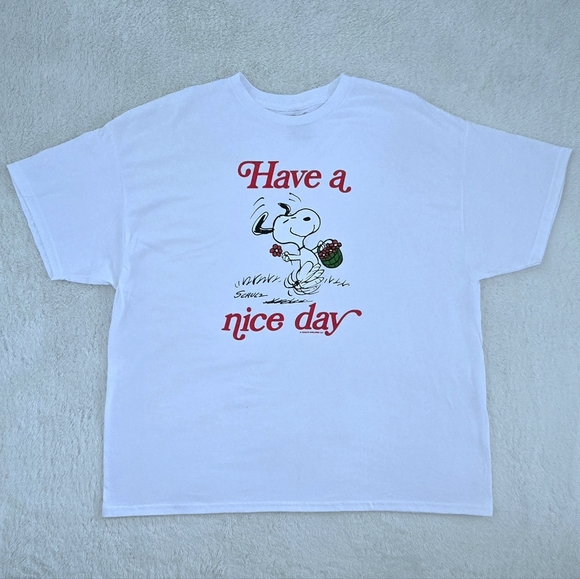 Peanuts Other - Peanuts🥜 Snoopy🐕 "Have a nice day" Graphic Tee👕 - NWOT